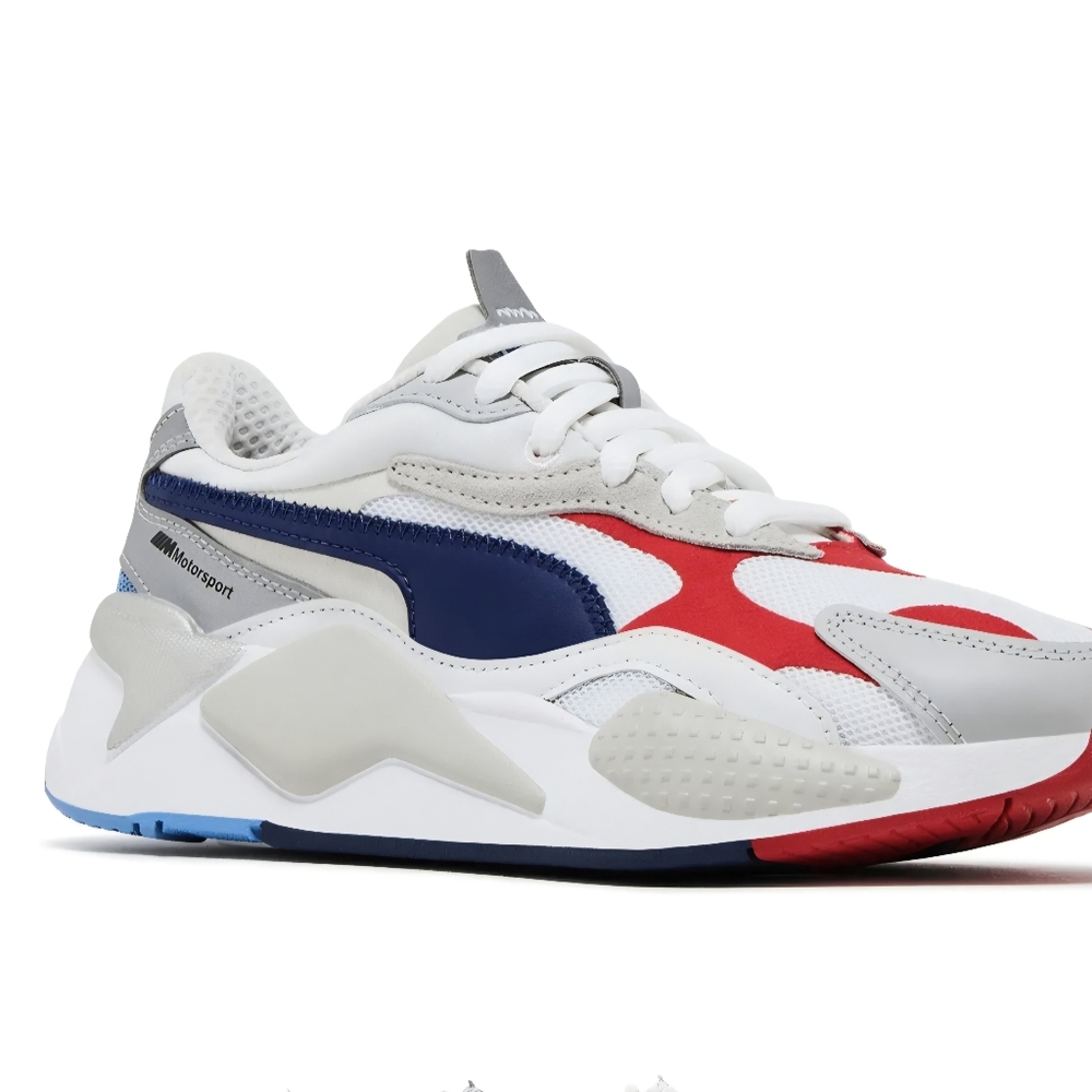 PumaBMW Motorsport x RS-X3 'Grey Violet MarinaPuma Red and Blue Sport Sneakers